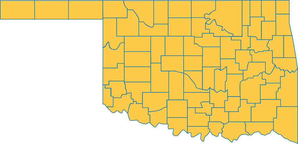 Map of Oklahoma